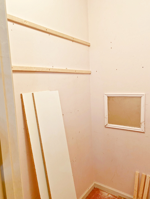 shopatblu how to build closet shelves install