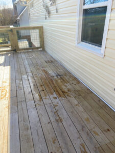 the-blue-building-antiques-shopatblu-how-to-stain-a-deck-water
