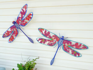 shopatblu how to refresh metal garden decor colorful dragon flies