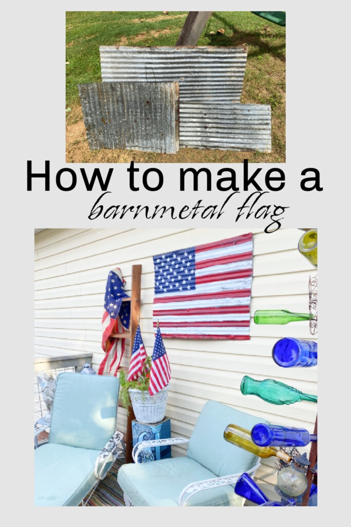 shopatblu how to make a barn metal flag