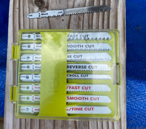 The Blue Building Antiques Shopatblu barn metal Flag Ryobi jigsaw blades