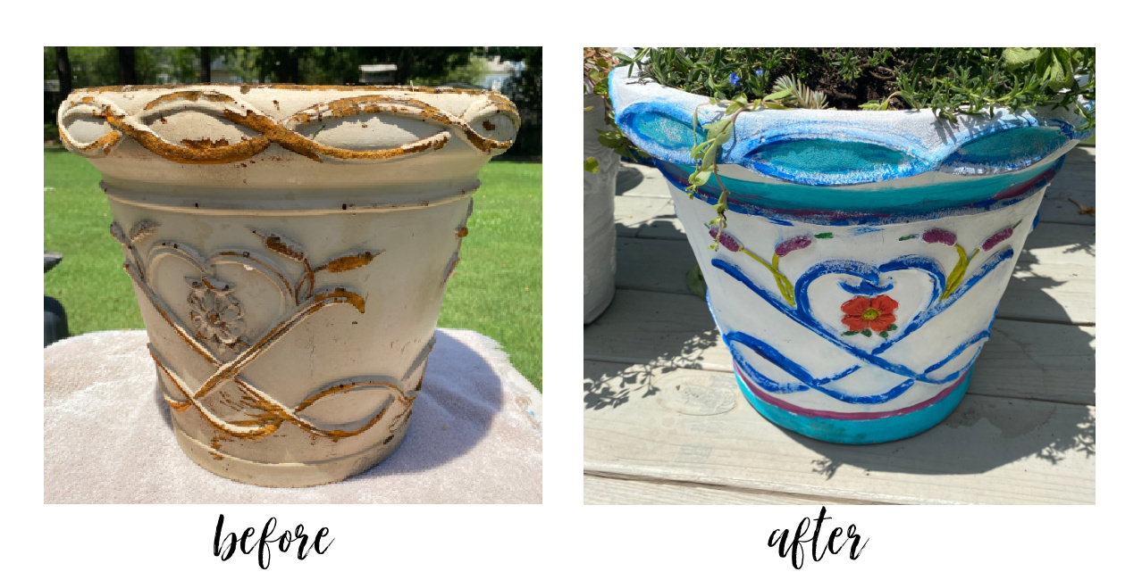 How to Paint a Garden Pot and Outdoor Containers - Shop at Blu