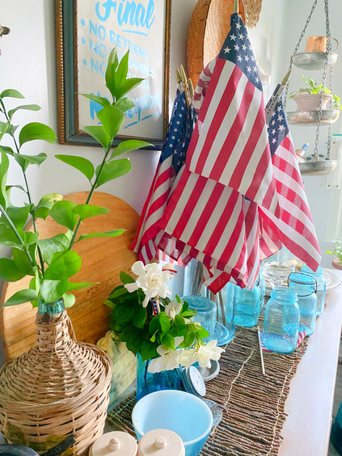 Easy Ways to Decorate with Patriotic Red, White, and Blue Decor