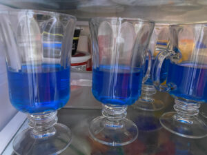 The Blue Building Antiques Shopatblu clear red white and blue jello dessert blueberry cool whip