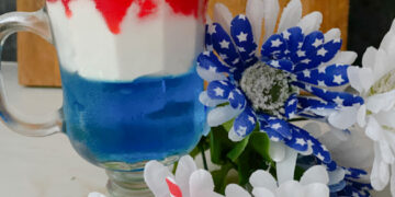 The Blue Building Antiques Shopatblu clear red white and blue jello dessert parfait