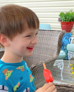 The Blue Building Antiques Shopatblu clear red white and blue popcicles gbaby blu
