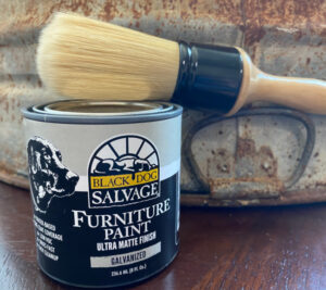 Black Dog Salvage Furniture Paint and brush