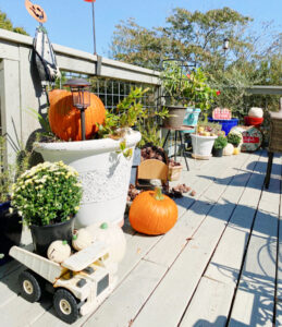 shopatblu fall outdoor decor railing