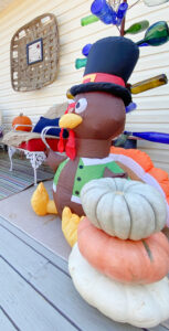 shopatblu fall outdoor decor blowup turkey