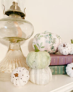 shopatblu the blue building antiques customize your pumpkins green polka dot