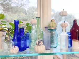 shopatblu the blue building antiques customize your pumpkins scattered pumpkins vintage glass