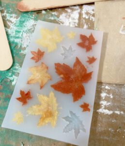 shopatblu resin fall project leave