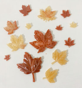 shopatblu resin fall project thanksgiving leaf decor
