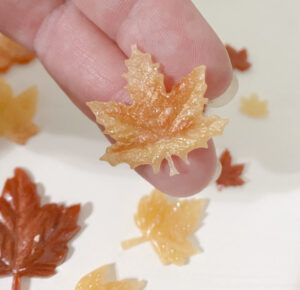 shopatblu resin fall project thanksgiving leaf