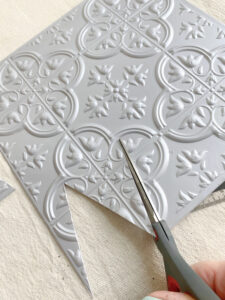 Shopatblu faux vintqage ceiling tile ornaments cutting