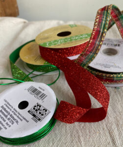 Shopatblu faux vintqage ceiling tile ornaments dollar tree ribbon