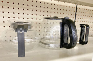 Shop at Blu appliance replacements parts at the thrift store