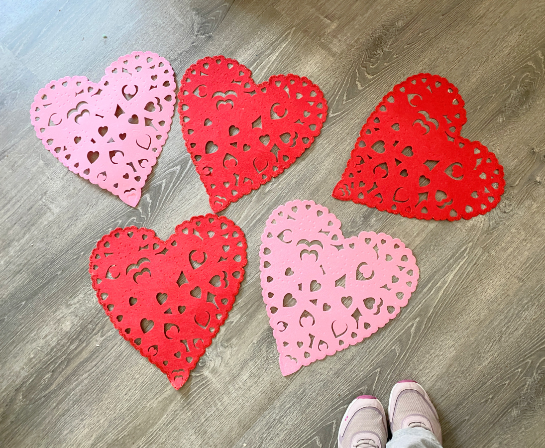 Valentines Day Heart Decor, Valentine's Day Wall Decoration, Valentine's  Door Hanger, Happy Valentine's Day Red Wood Sign With Pink Hearts