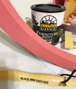 shopatblu thrift store painted side table Black Dog Salvage Furniture Paint