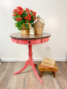 shopatblu thrift store painted side table duncan phyfe