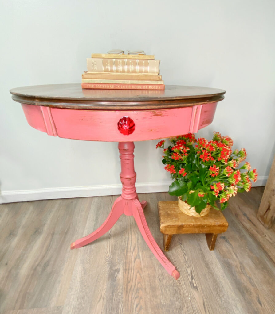 shopatblu thrift store painted side table final