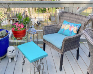 shopatblu thrifted footstool makeover fabulous footstool