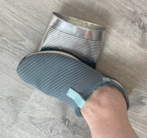 Shopatblu Earth Day crushed tin can wall pocket recycle bin project