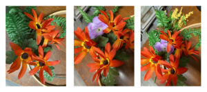 thrift and dollar store diy spring wreath orange daisies