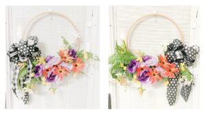 thrift and dollar store diy spring wreath whimsical