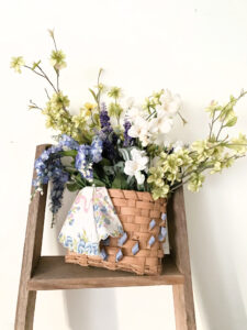 shopatblu upcylced metal garden decor flos basket