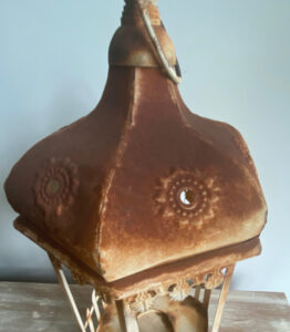 Shopatblu metal garden decor lantern rusty