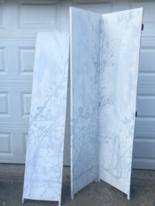 shopatblu three panel room divider trifold screen makeover