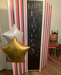 shopatblu three panel room divider happy birthday