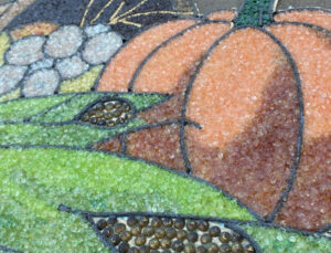 shopatblu thrift store vintage art stone mosaic