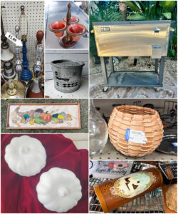 shopatblu thrift store vintage art decor team graphic