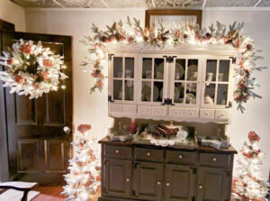 shopatblu king of christmas flock tree b4 and afters 4 piece