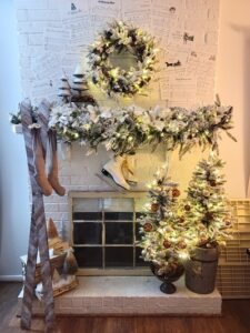 shopatblu king of christmas flock tree 5th sparrow no more