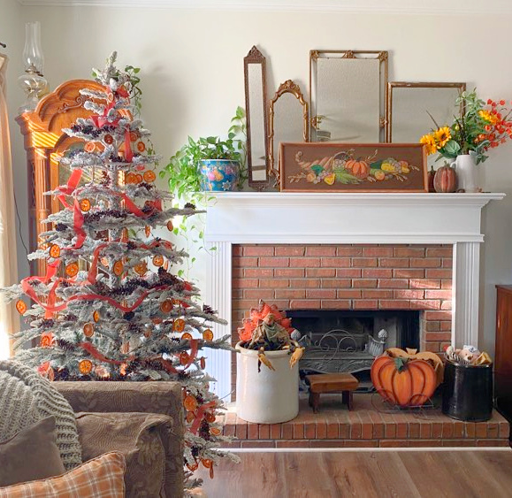 shopatblu Fall Christmas Tree natural elements