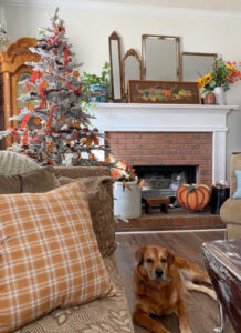 shopatblu Fall Christmas Tree living room