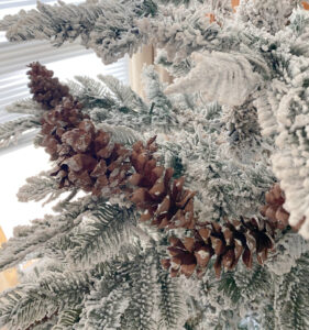 shopatblu Fall Christmas Tree pinecone garland