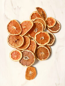 shopatblu Fall Christmas Tree dried orange slices
