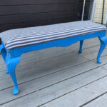 shopatblu diy upcycled piano bench repainted