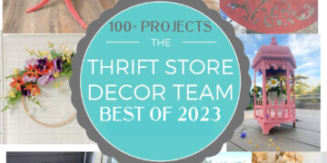 shopatblu thrift store decor team graphic 2023 roundup