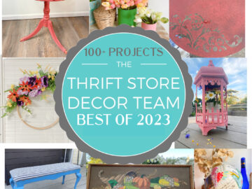 shopatblu thrift store decor team graphic 2023 roundup