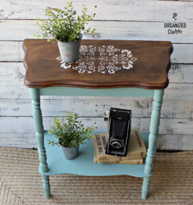shopatblu thrift store decor side table