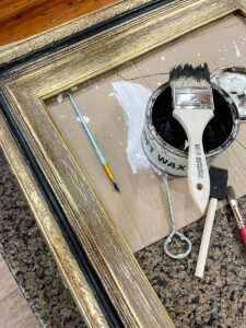shopatblu thrift store decor refresh picture frame