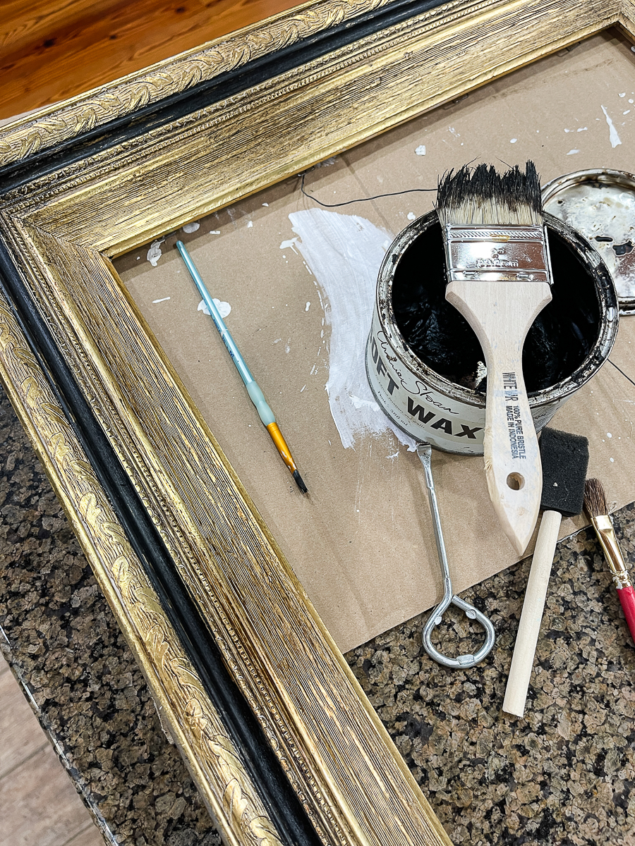 shopatblu thrift store decor refresh picture frame