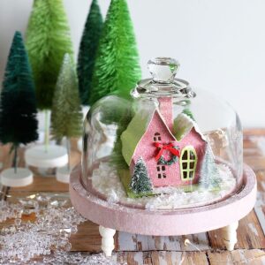 shopatblu thrift store decor cheese dome