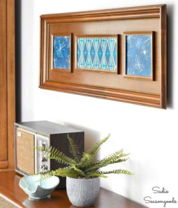 shopatblu thrift store decor mcm artwork