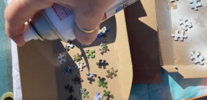 shopatblu puzzle art Valentines day pieces